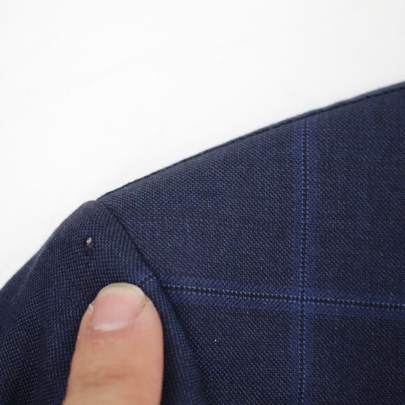 Suitsupply Sport Coat Mens 38R Lazio Slim TWo Button Plaid Pure Wool Super 110s - Picture 15 of 16